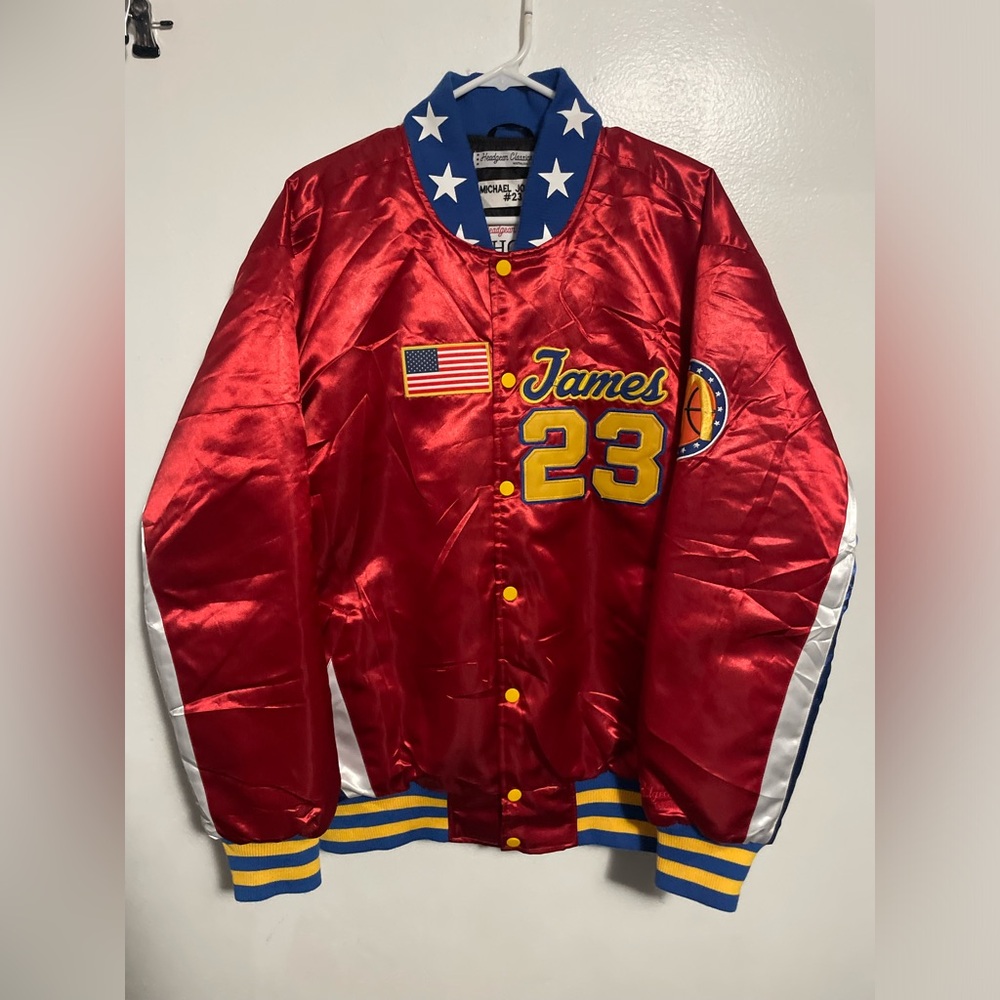 Lebron James Headgear Classics Mcdonalds All American High School Jacket Size XL